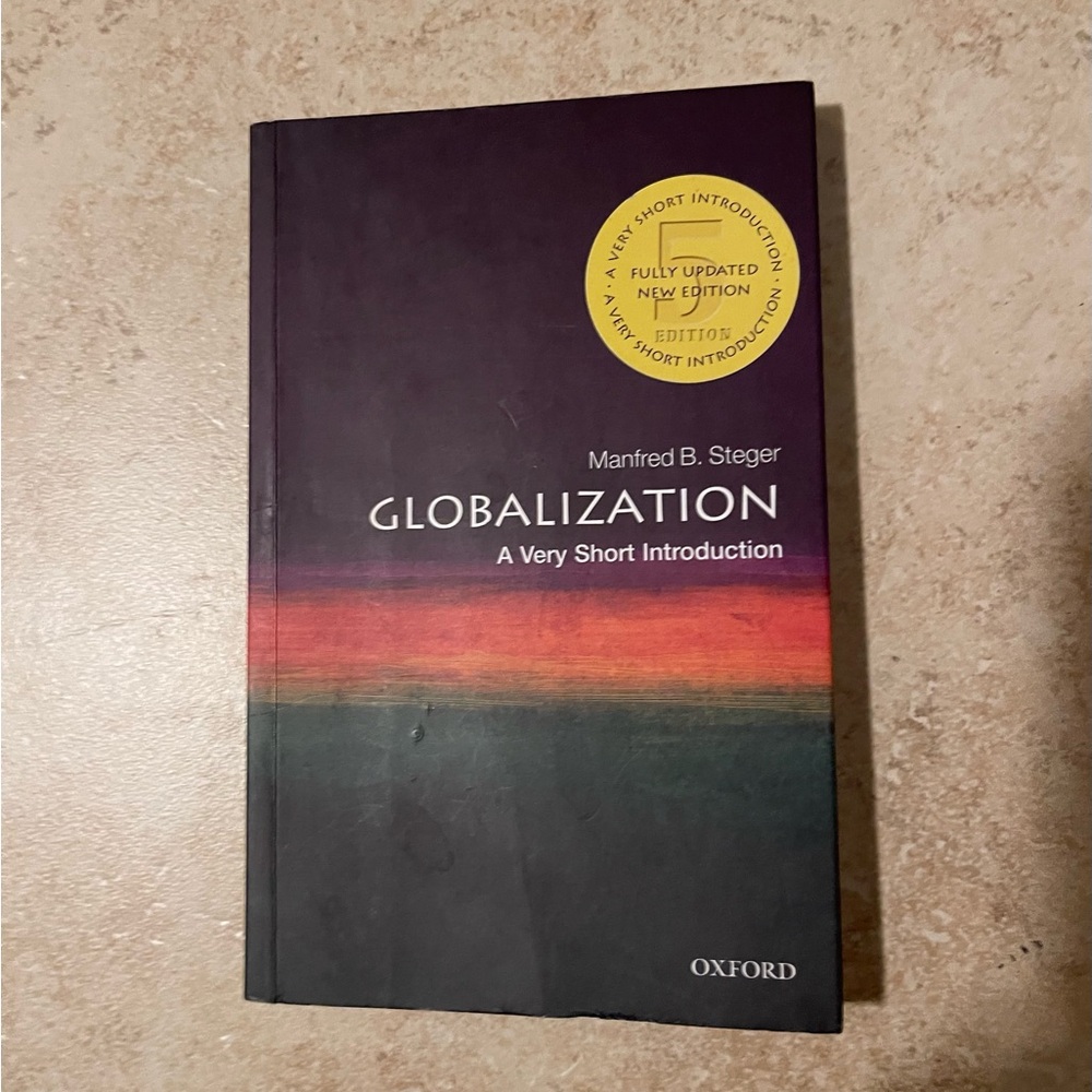 Oxford Black and Gray Globalization Book